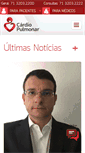Mobile Screenshot of cardiopulmonar.com.br